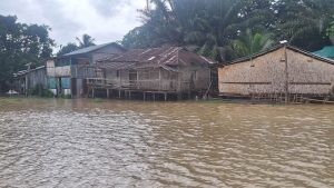 বন্যায় ডুবে গেছে সাতক্ষীরার বহু গ্রাম